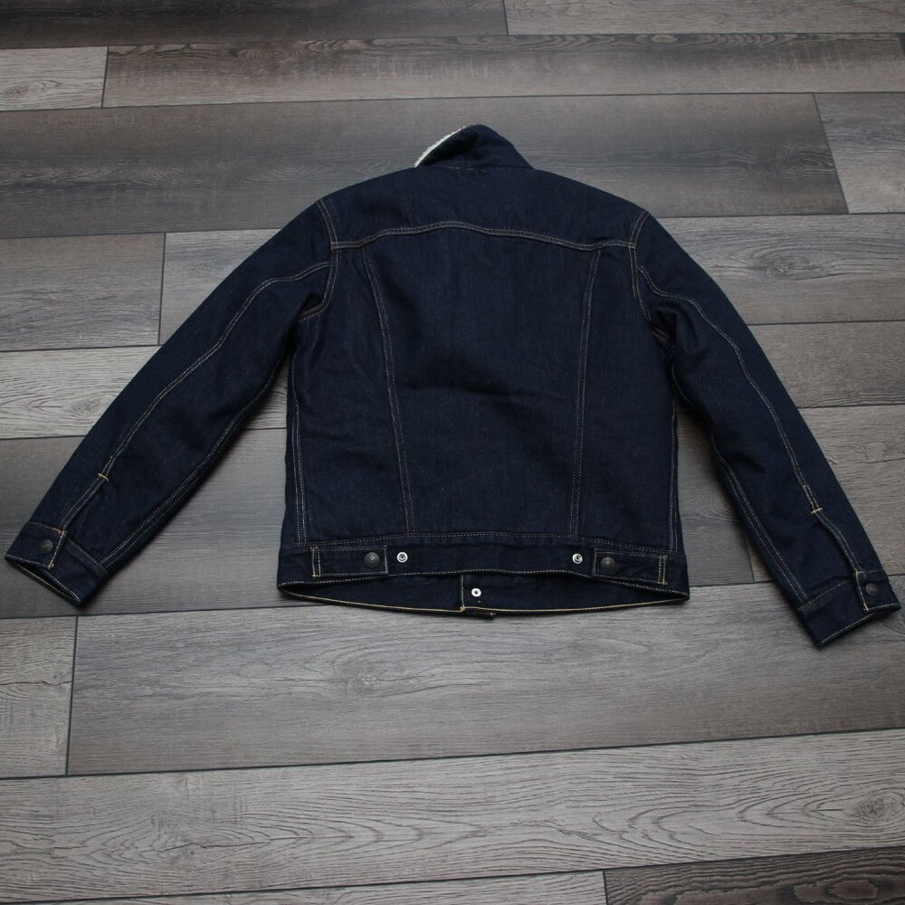 🧥 Levi’s Men’s Sherpa Trucker Jacket 👖 PC9-16365-0075 | Denim Lined Size Small - Picture 11 of 15